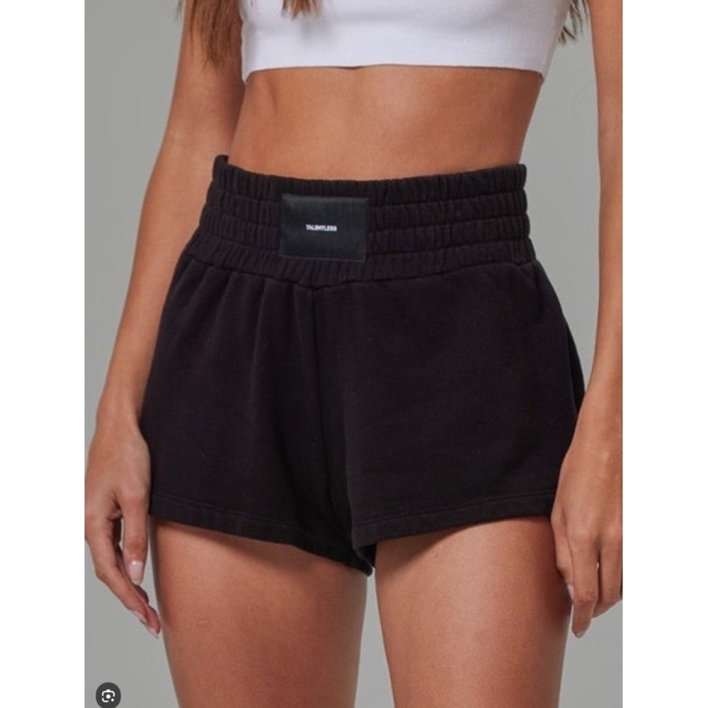 Talentless Black Boxer Short Shorts Size Medium Cotton